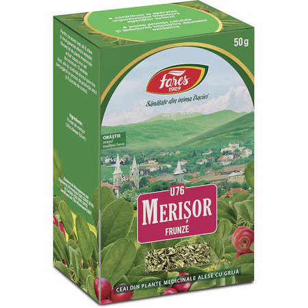 Fares Ceai Merisor Frunze U76 50g vrac