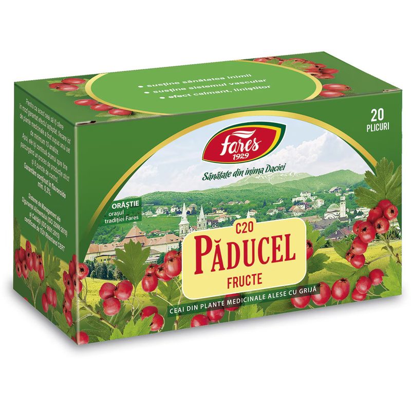 Fares Ceai Paducel Fructe C20 x 20plic