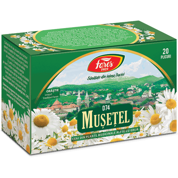 Fares Ceai Musetel D74 x 20plic