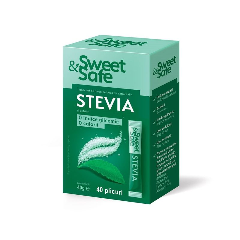 Sly Stevia Indulcitor x 40buc Sweet&Safe