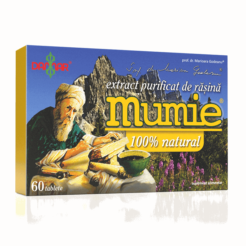 Extract Purificat de Rasina Mumie x 60cpr Damar