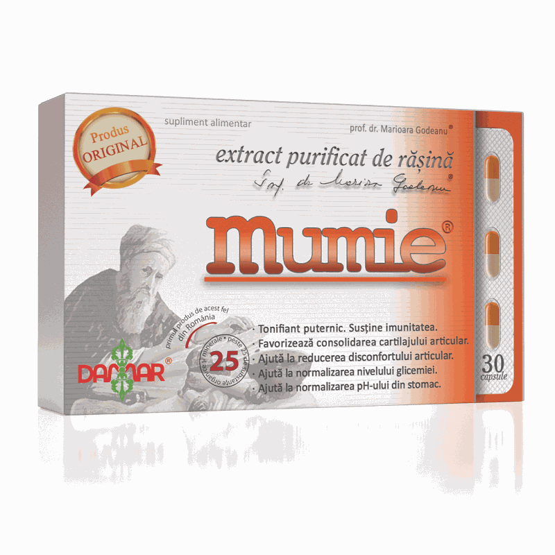 Extract Purificat de Rasina Mumie x 30cps Damar