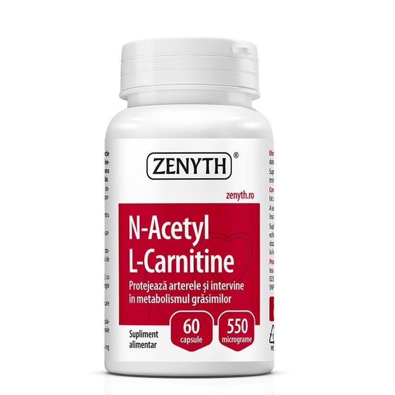 N-Acetyl L-Carnitine 550mg x 60cps Zenyth