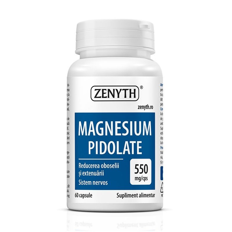 Magnesium Pidolate 550mg x 60cps Zenyth