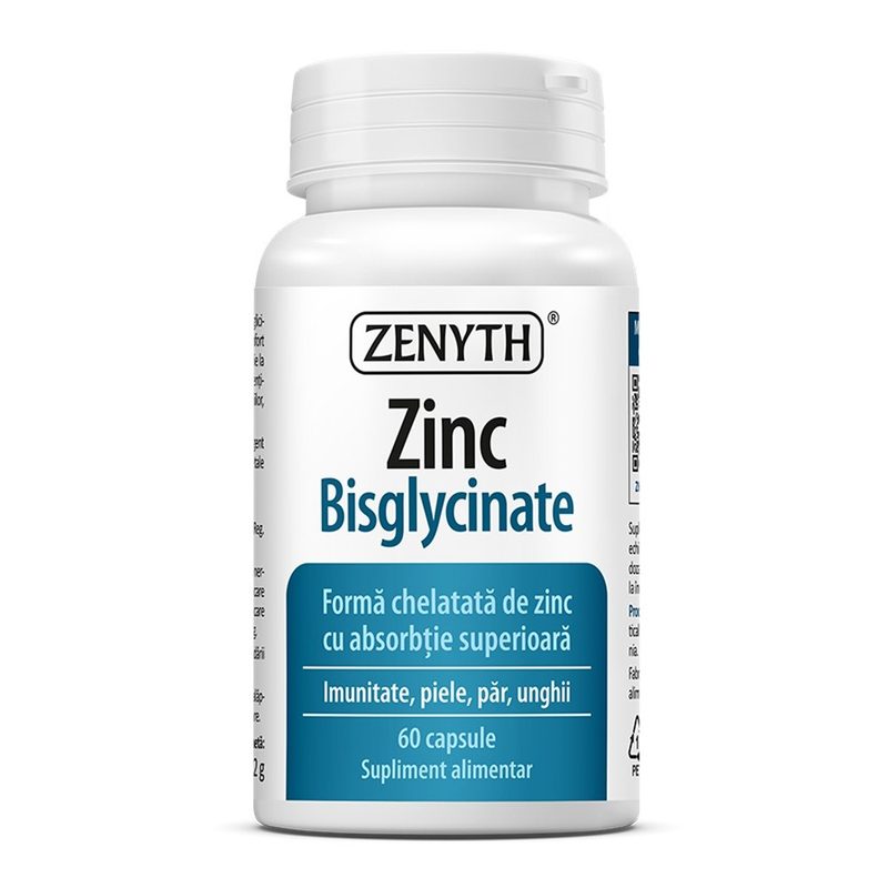Zinc Bisglycinate 55mg x 60cps Zenyth