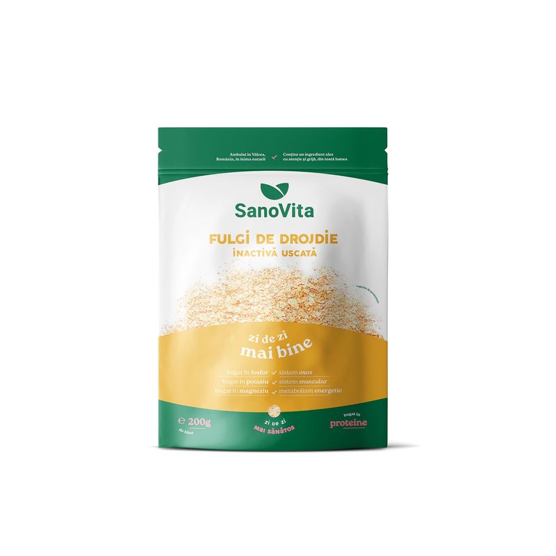 Sanovita Fulgi de Drojdie Uscata Inactiva 200g