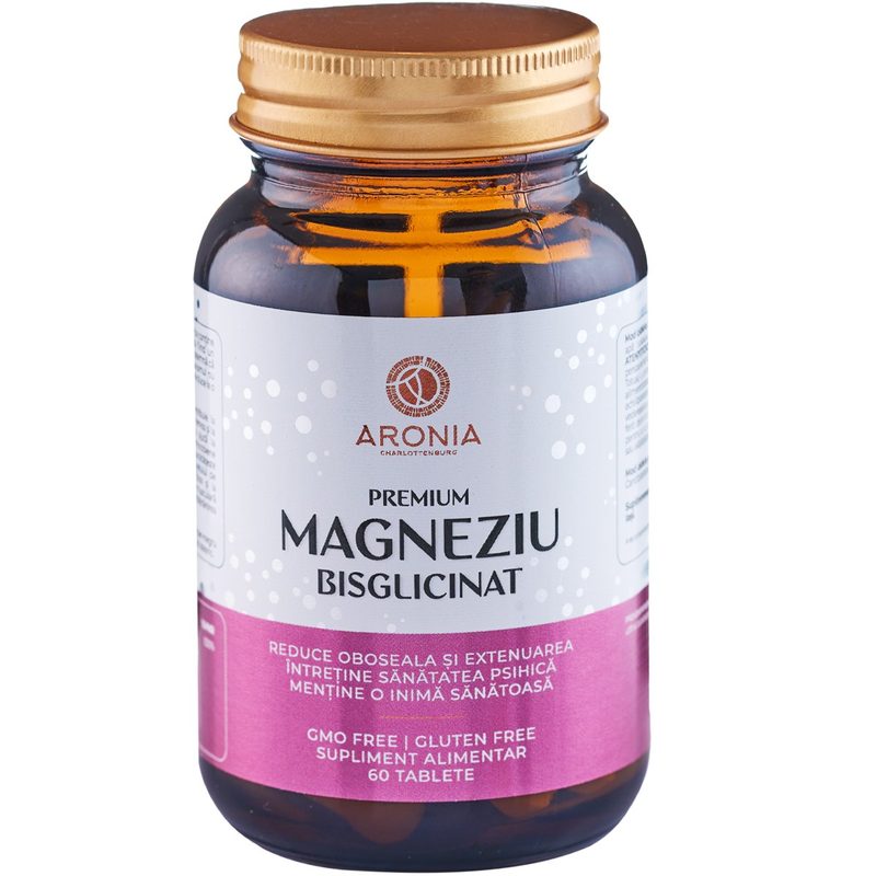Premium Magneziu Bisglicinat x 60cpr Aronia Charlottenburg