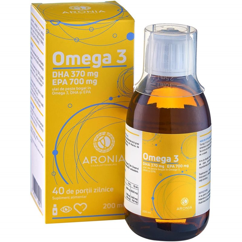 Omega 3 Ulei de Peste 200ml Aronia Charlottenburg