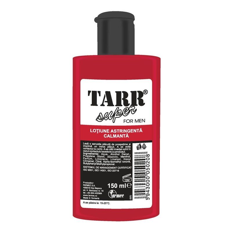 Farmec Tarr Super Lotiune Astringenta Calmanta 150ml