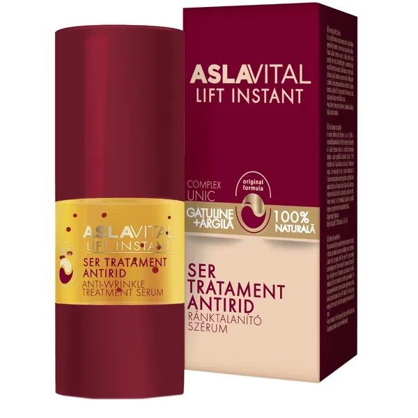 Aslavital Mineralactiv Ser pt Tratament Antirid Lift Instant 15ml