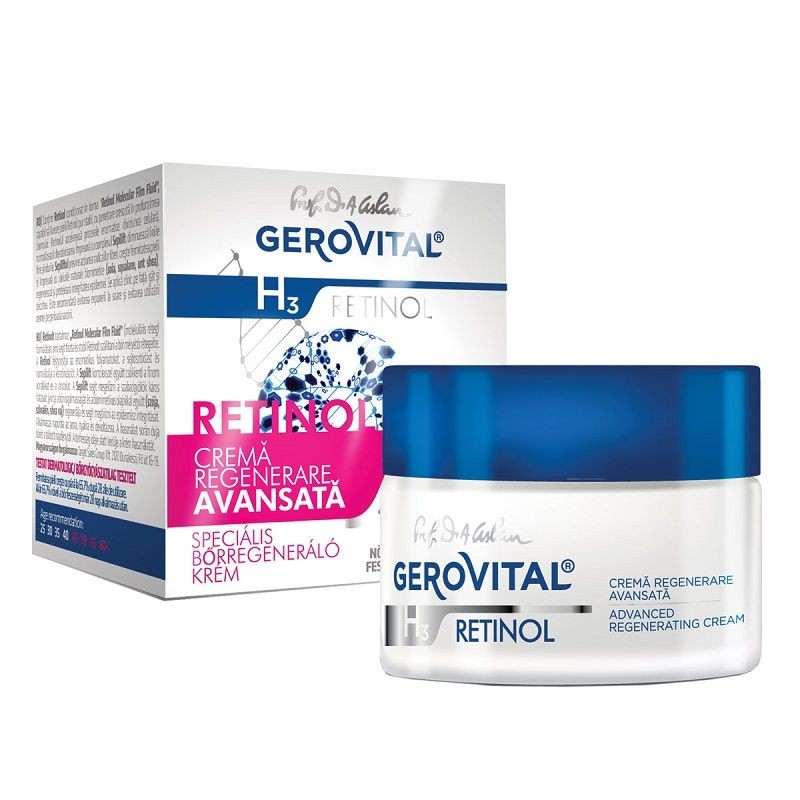 Gerovital H3 Retinol Crema Regenerare Avansata 50ml