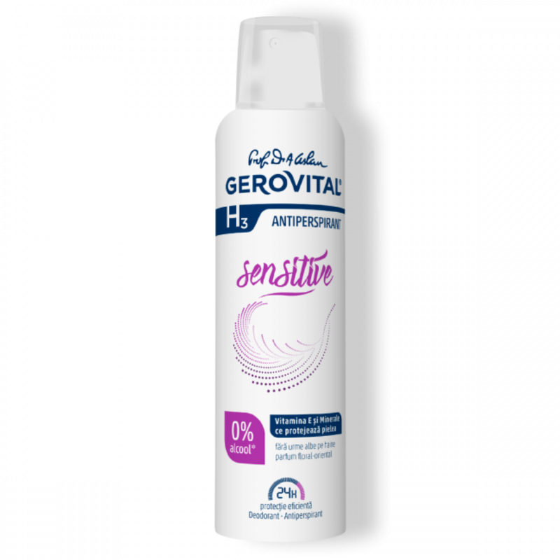 Gerovital H3 Antiperspirant Sensitive 150ml