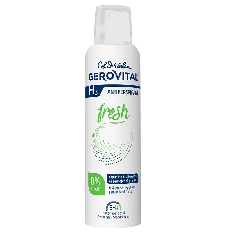 Gerovital H3 Antiperspirant Fresh 150ml