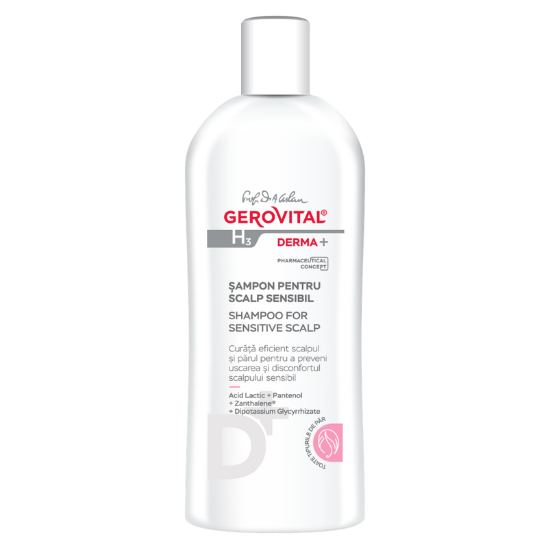Gerovital H3 Derma+ Sampon Scalp Sensibil 200ml