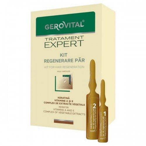 Gerovital Tratament Expert Kit Regenerare Par 5ml x 10fi+10ml x 10fi