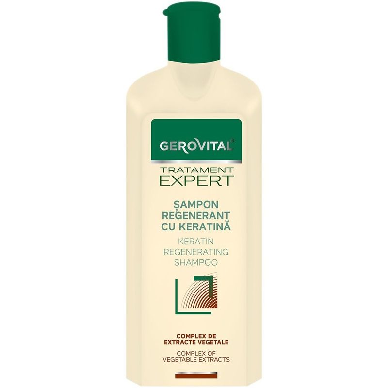 Gerovital Tratament Expert Sampon Regenerant cu Keratina 250ml