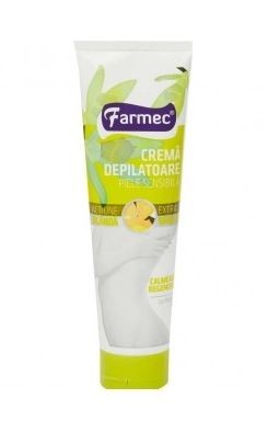 Farmec Crema Depilatoare Piele Delicata Vanilie 150ml