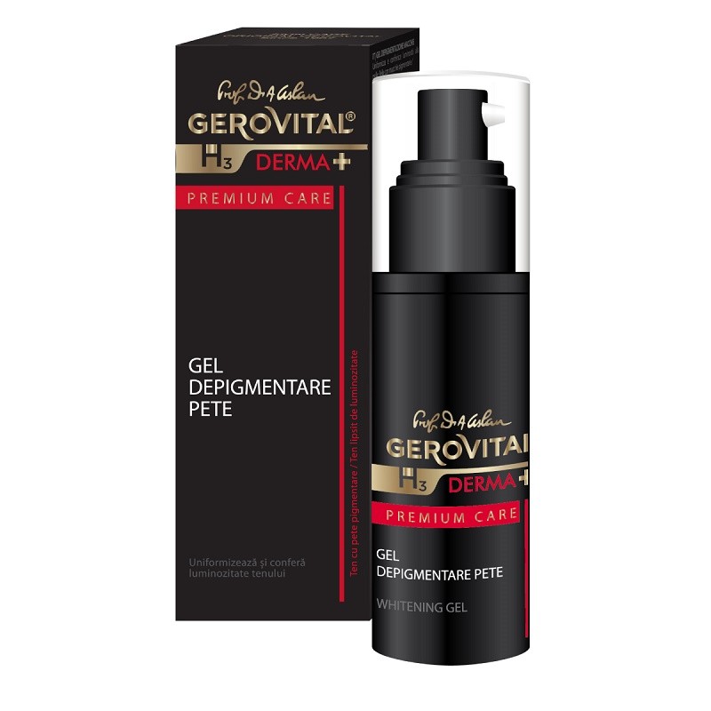 Gerovital H3 Derma+ Premium Care Gel Depigmentare Pete 30ml