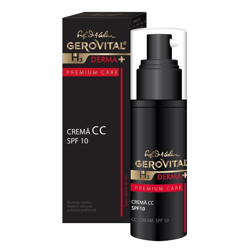 Gerovital H3 Derma+ Premium Care Crema CC SPF10 30ml