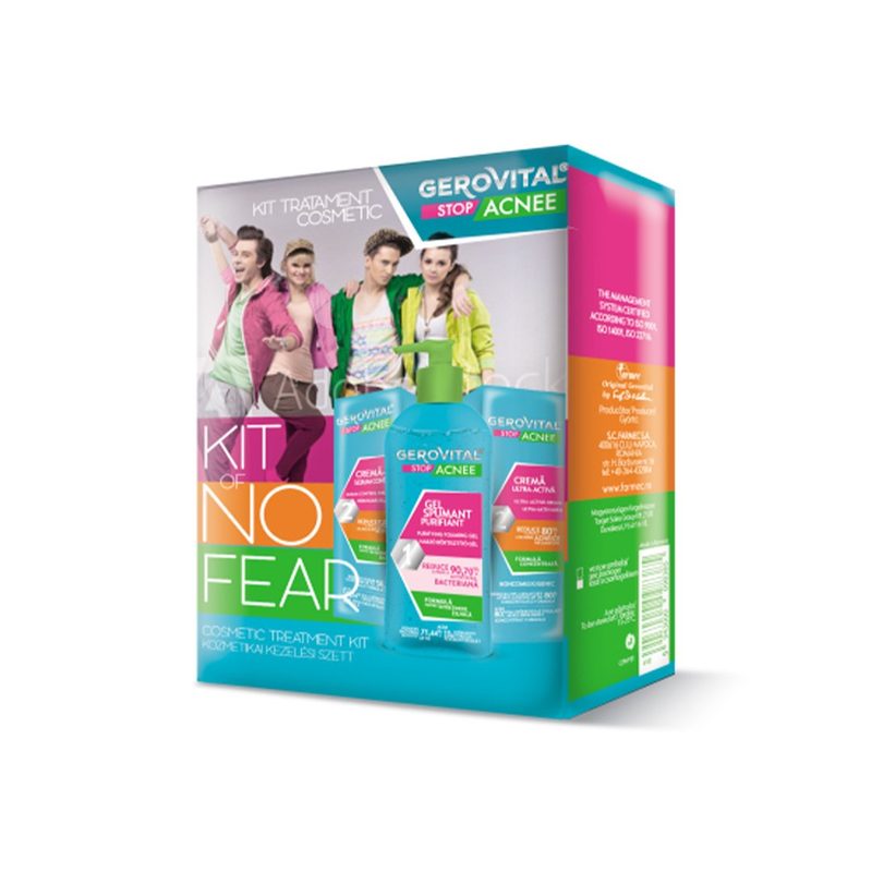 Gerovital Stop Acnee Crema Kit Tratament Cosmetic