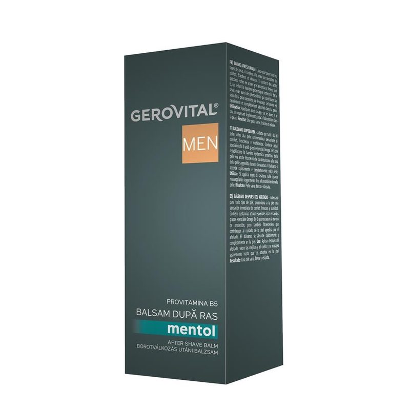 Gerovital Men Balsam dupa Ras Mentol 100ml