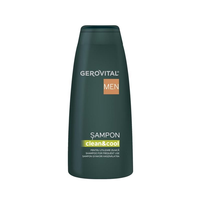 Gerovital Men Sampon Clean&Cool Utilizare Zilnica 400ml
