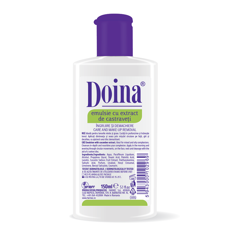 Farmec Doina Emulsie cu Castraveti 150ml