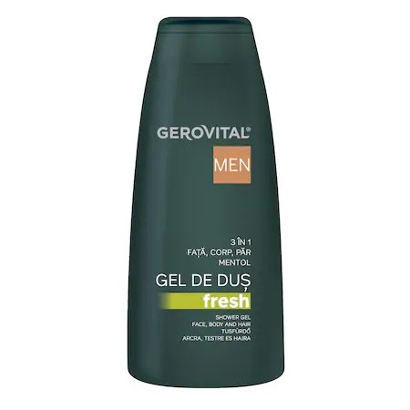 Gerovital Men Gel de Dus Fresh 3in1 400ml