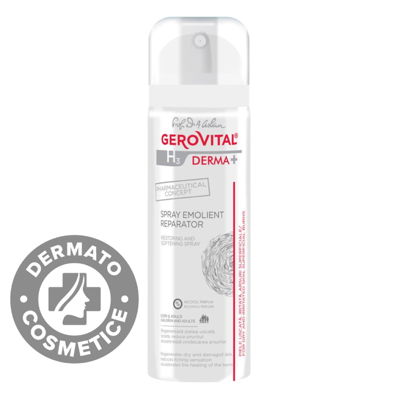 Gerovital H3 Derma+ Spray Emolient Reparator 150ml