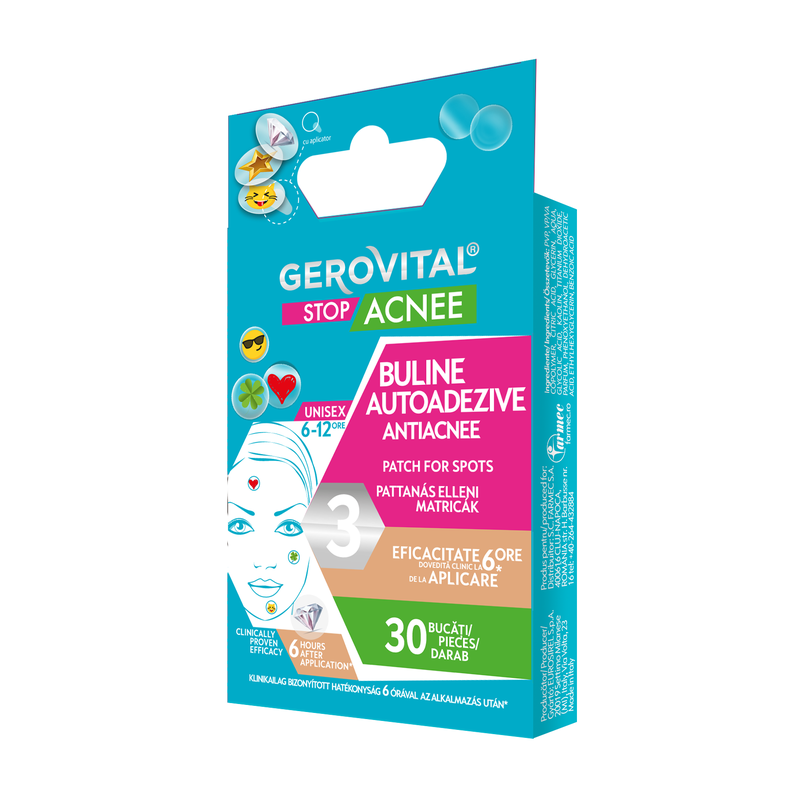 Gerovital Stop Acnee Buline Autoadezive Antiacnee x 30buc