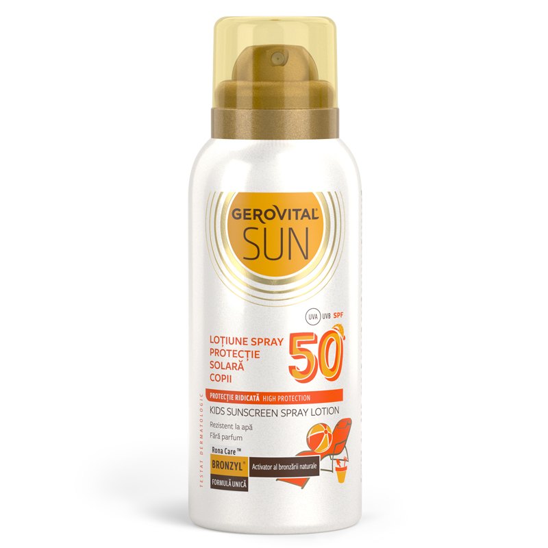 Gerovital Sun Lotiune Spray Protectie Copii SPF50 100ml