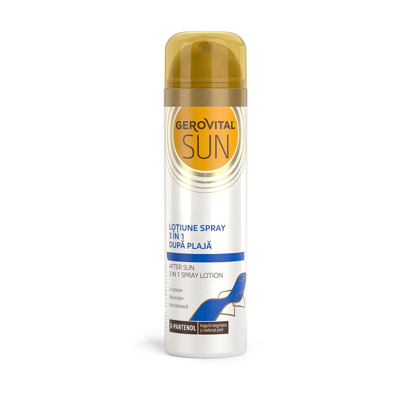 Gerovital Sun Lotiune Spray 3in1 dupa Plaja 150ml