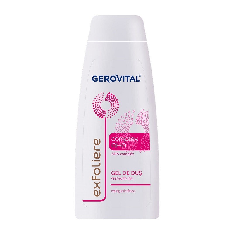 Gerovital Gel de Dus Exfoliere Complex AHA 400ml