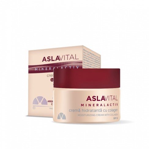Aslavital Mineralactiv Crema Hidratanta Colagen SPF10 50ml