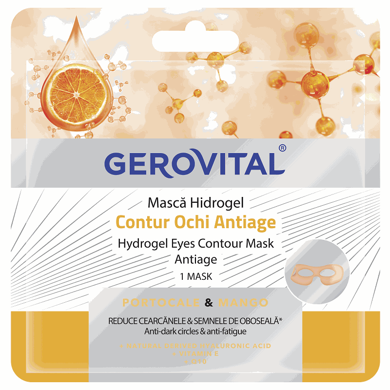 Gerovital Masca Hidrogel Contur Ochi Antiage x 1buc