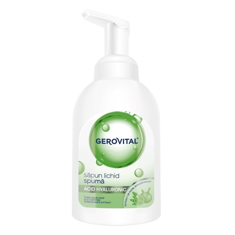 Gerovital Sapun Lichid Spuma Acid Hialuronic 300ml