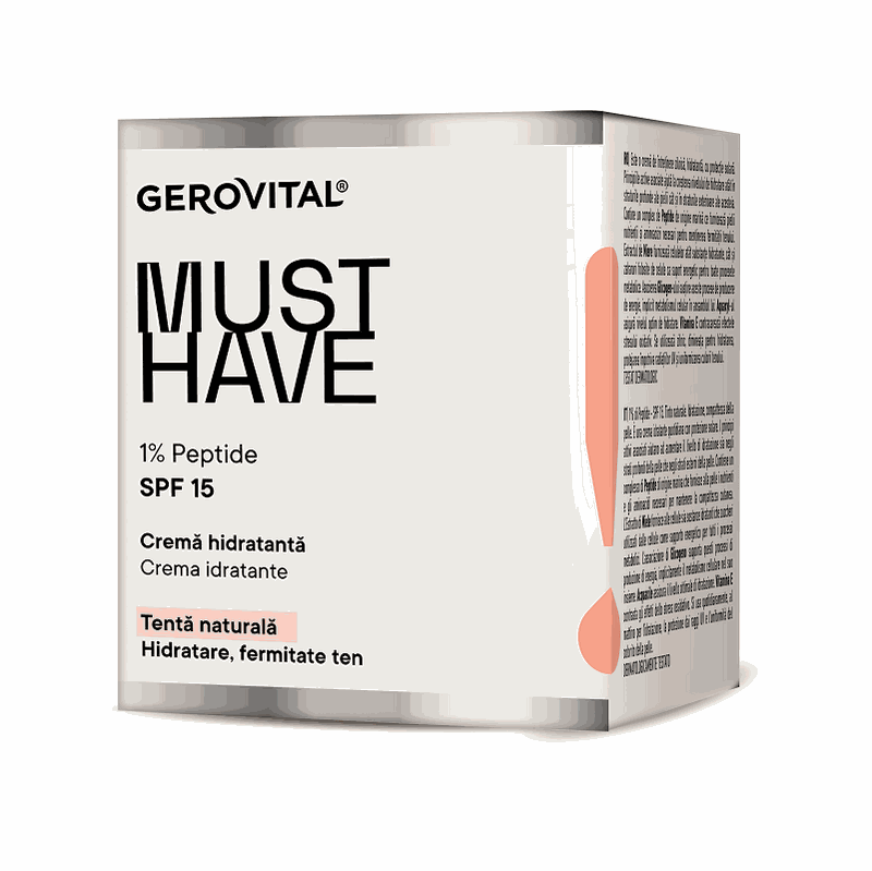 Gerovital Must Have Crema Hidratanta Peptide SPF15 50ml