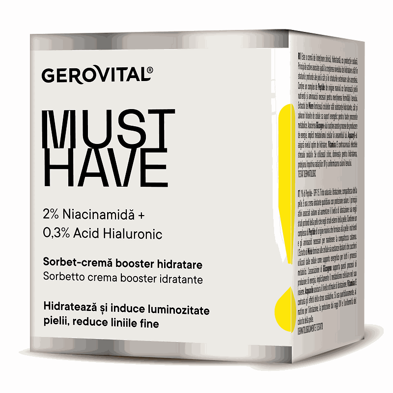 Gerovital Must Have Sorbet Crema Booster Hidratanta 50ml
