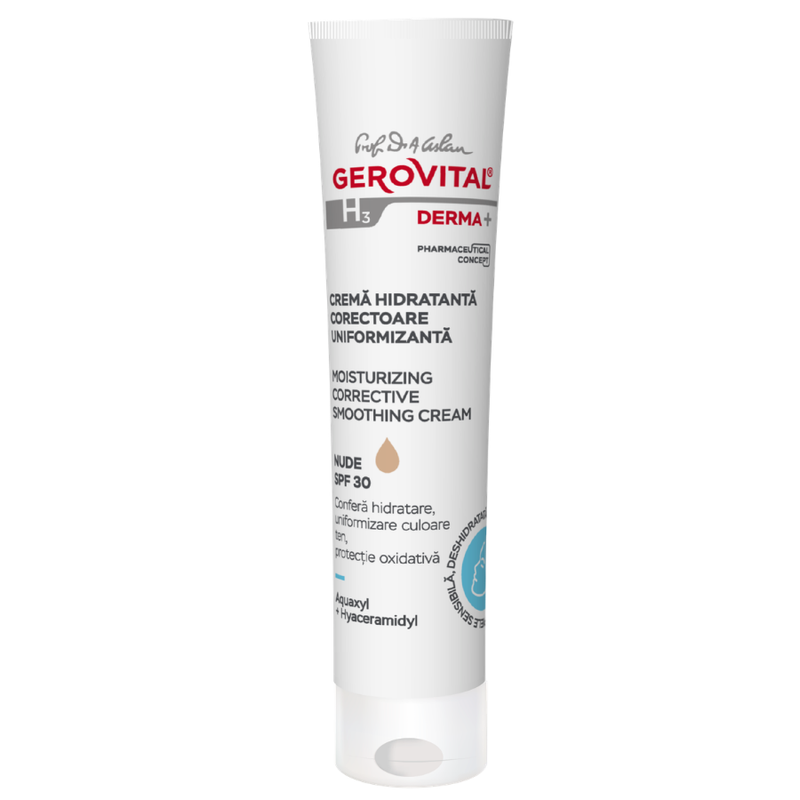 Gerovital H3 Derma+ Crema Hidratanta Corectoare Uniformizanta 30ml