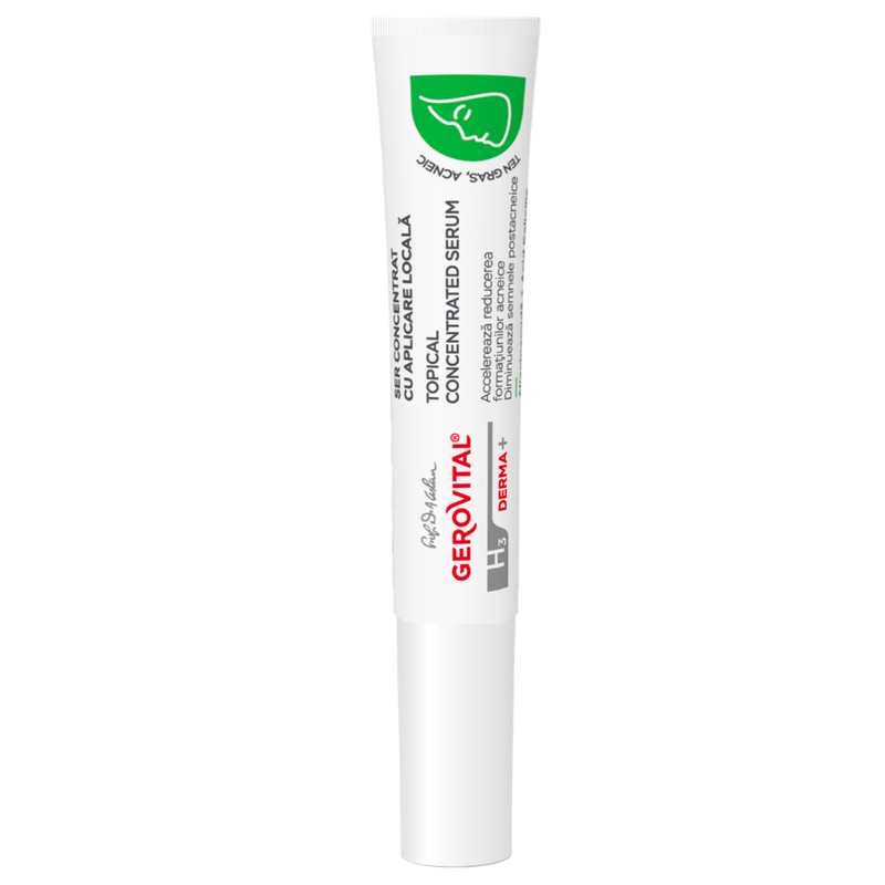 Gerovital H3 Derma+ Ser Concentrat cu Aplicare Locala 15ml
