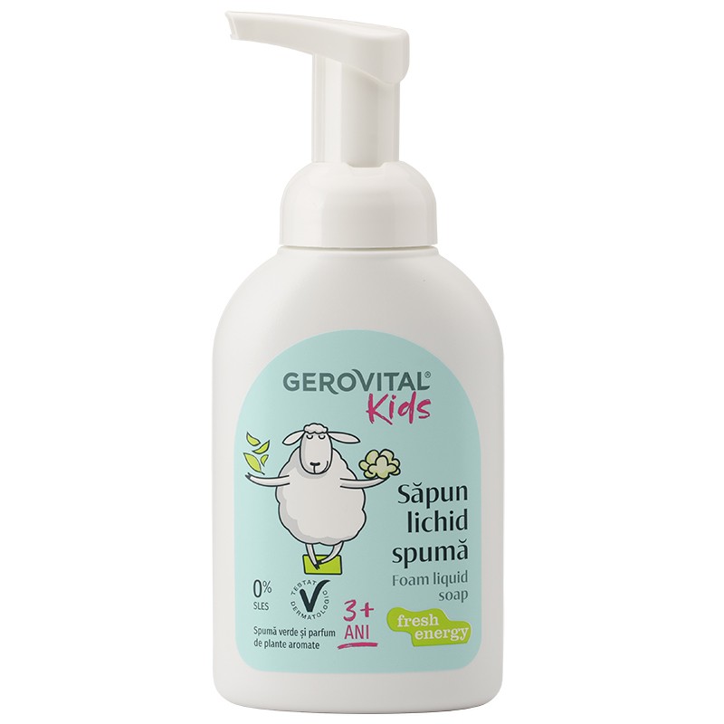 Gerovital Kids Sapun Lichid Spuma Fresh Energy 300ml