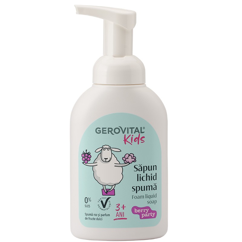 Gerovital Kids Sapun Lichid Spuma Berry Party 300ml