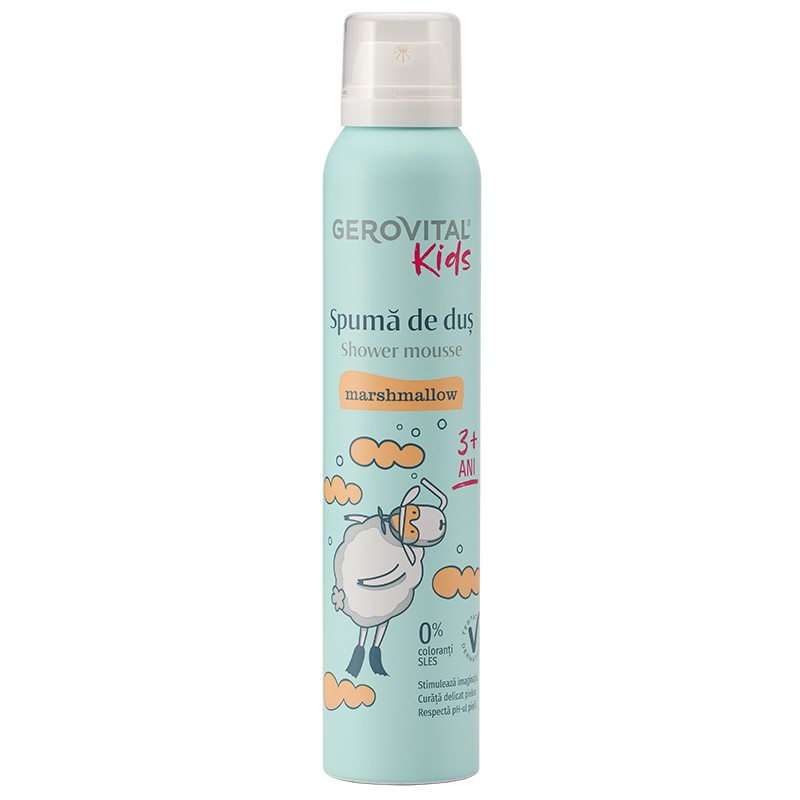 Gerovital Kids Spuma de Dus Marshmallow 200ml