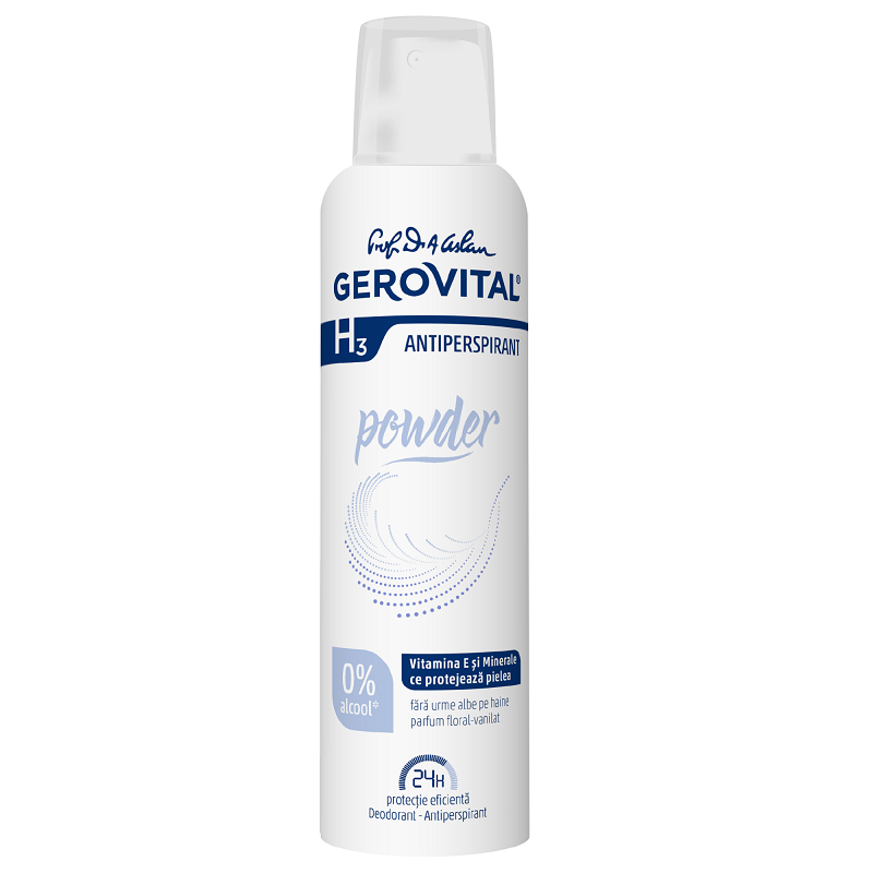 Gerovital H3 Antiperspirant Powder 150ml