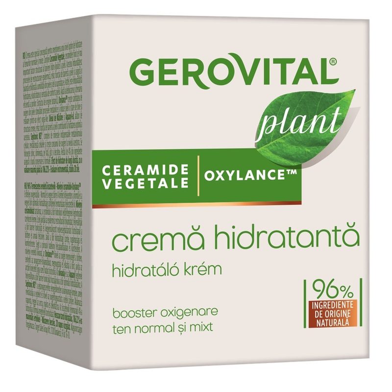Gerovital Plant Crema Hidratanta Ceramide Vegetale si Oxylance 50ml