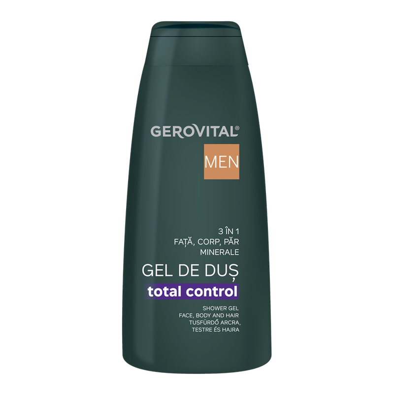Gerovital Men Gel de Dus Total Control 3in1 400ml