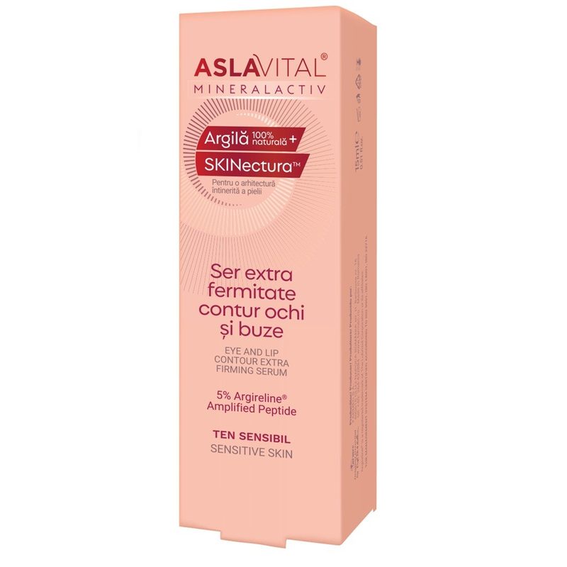 Aslavital Mineralactiv Ser Extra Fermitate Contur Ochi si Buze 15ml