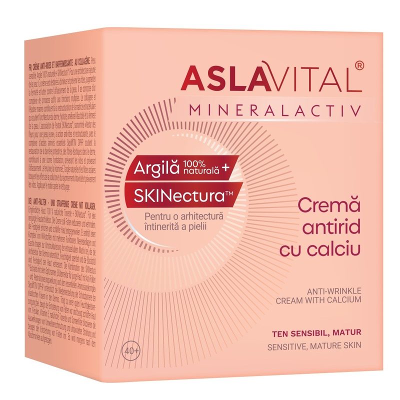 Aslavital Mineralactiv Crema Antirid cu Calciu 50ml