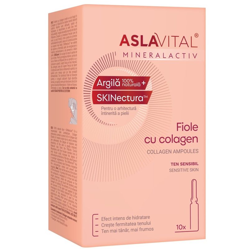 Aslavital Mineralactiv Fiole cu Colagen 2ml x 10fi
