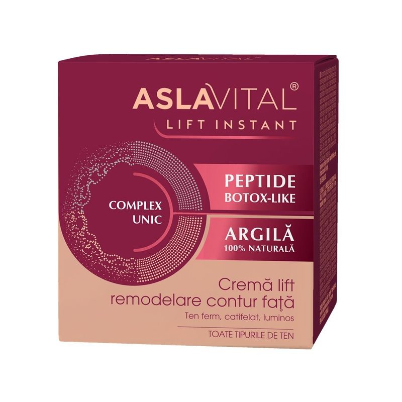 Aslavital Lift Instant Crema Lift Remodelare Fata Botox Like 50ml